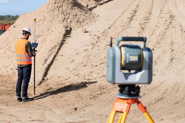 Trimble Scanners used at job site