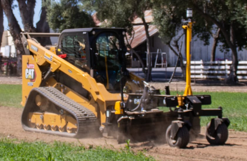 Cat CTL with Single Laser Cross Slope System