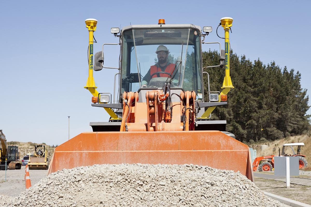 Trimble for Wheel Loaders | SITECH and Oregon